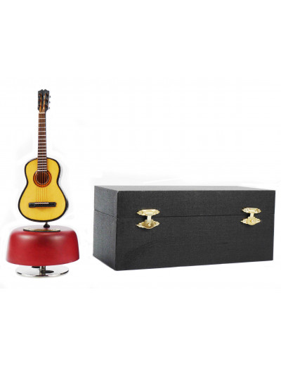 Guitar music box with gift...