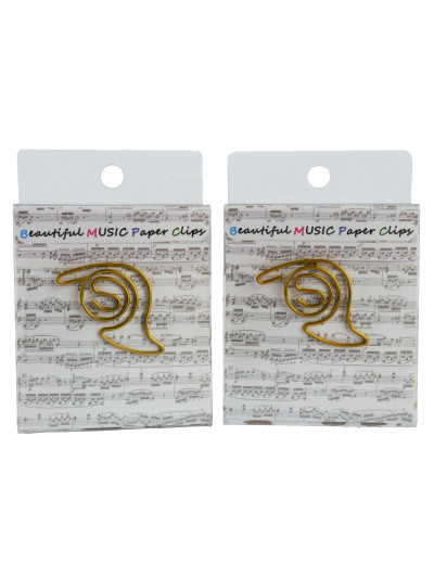 Paper clip horn golden (15...