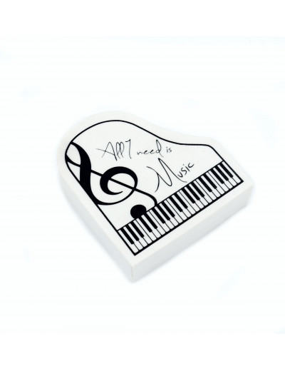 Eraser piano shape ''All I...