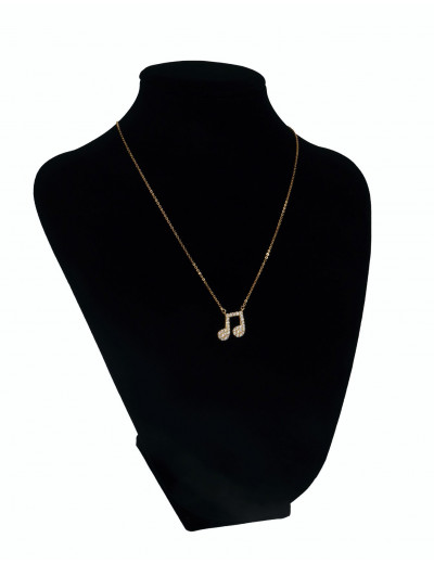 Necklace quaver gold plated...