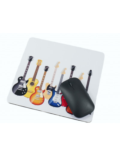 Mouse pad guitars