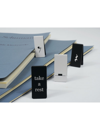 Magnetic bookmark '' take a...