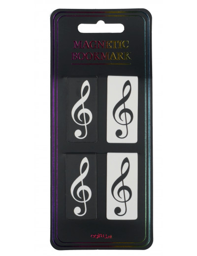 Magnetic bookmark g-clef...