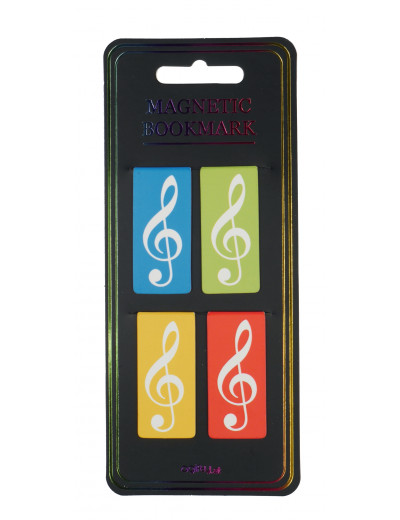 Magnetic bookmark g-clef...